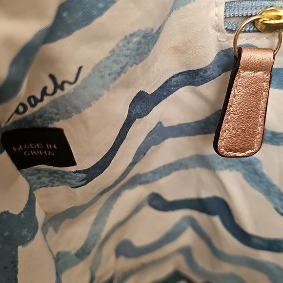 Coach 2011 Audrey "Leigh" Slim Tote Coral Reef EUC - Picture 13 of 14